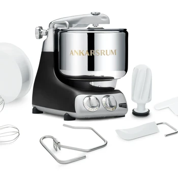 Ankarsrum Assistent Basic Package, including various attachments.