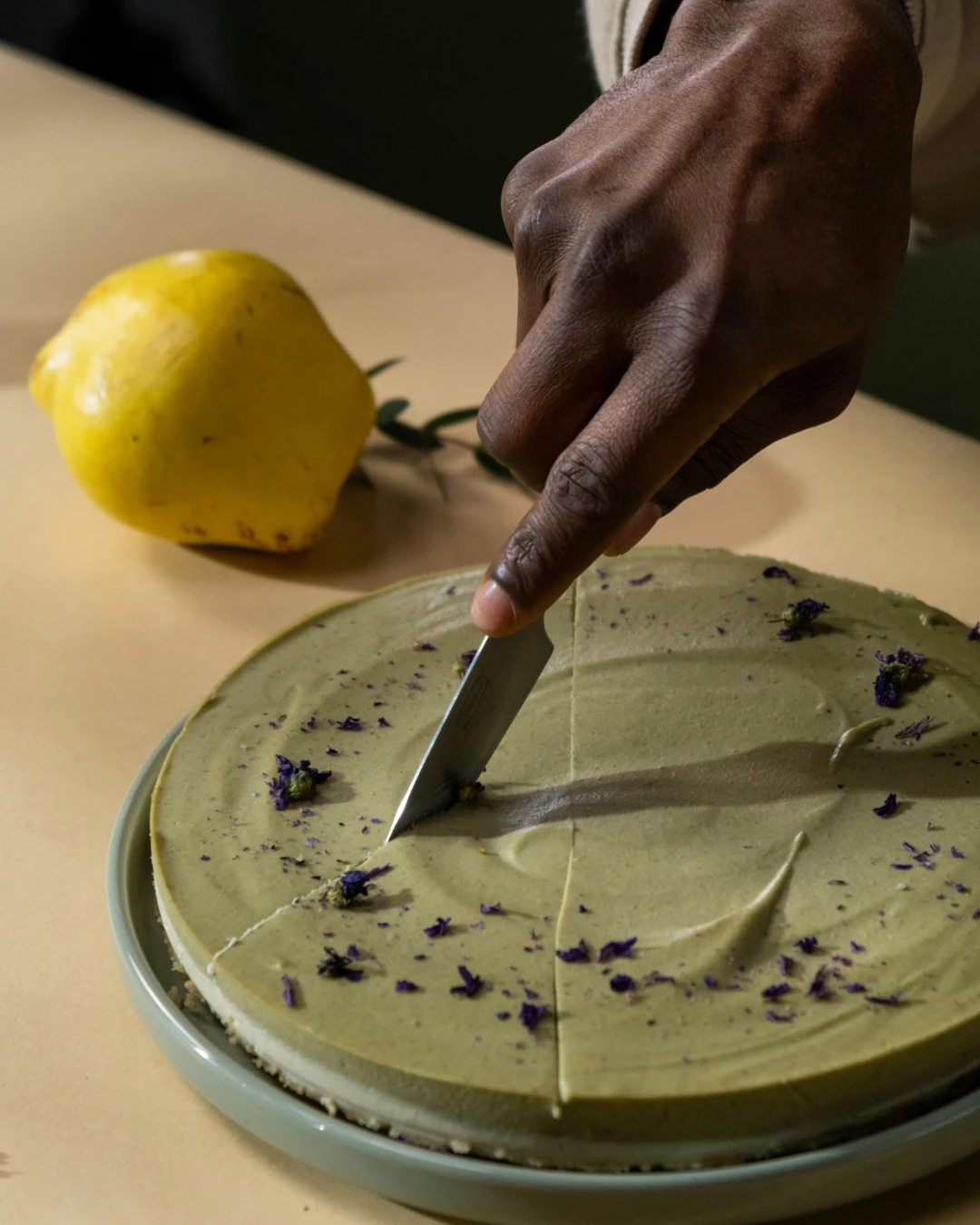 pistachio cheesecake